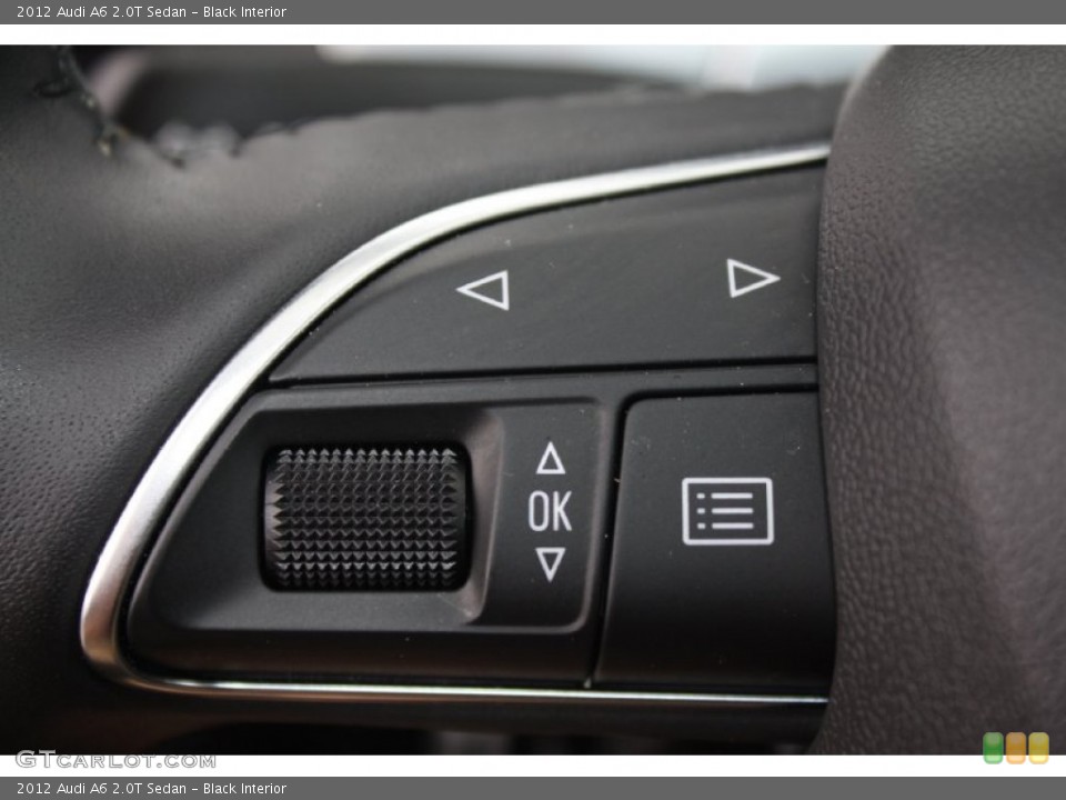 Black Interior Controls for the 2012 Audi A6 2.0T Sedan #76568406