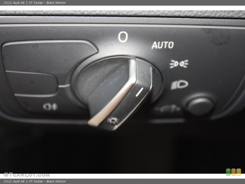 Black Interior Controls for the 2012 Audi A6 2.0T Sedan #76568443