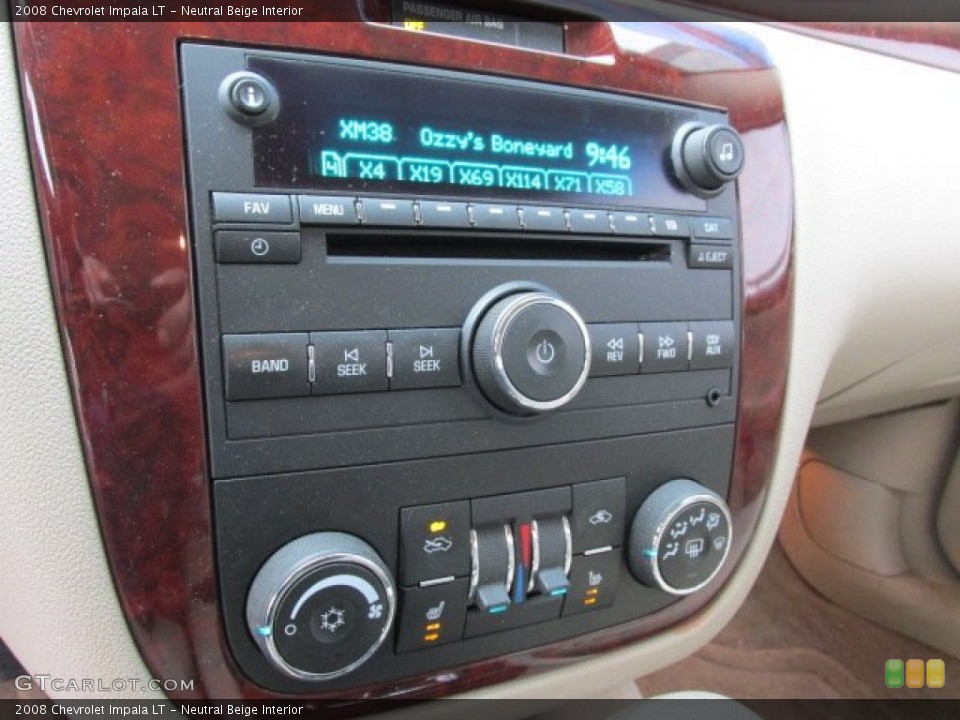 Neutral Beige Interior Controls for the 2008 Chevrolet Impala LT #76568460