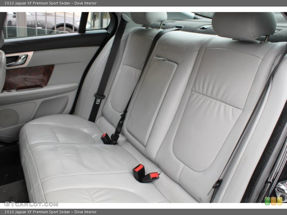 Dove Interior Rear Seat for the 2010 Jaguar XF Premium Sport Sedan #76568990
