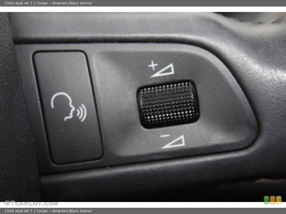 Amaretto/Black Interior Controls for the 2009 Audi A6 3.2 Sedan #76569538