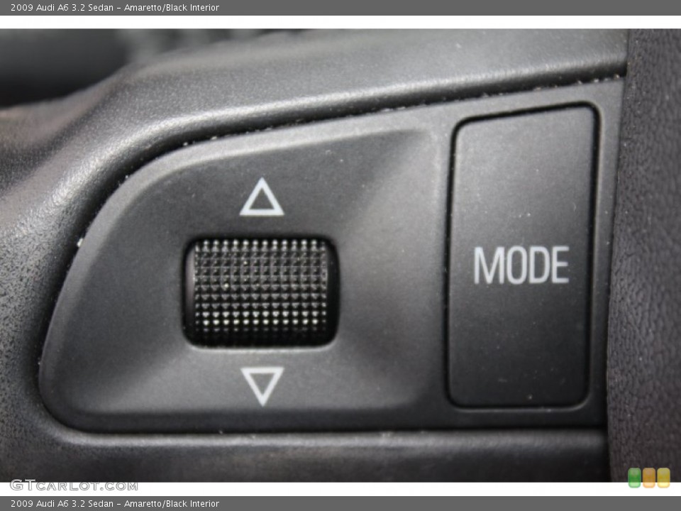 Amaretto/Black Interior Controls for the 2009 Audi A6 3.2 Sedan #76569565