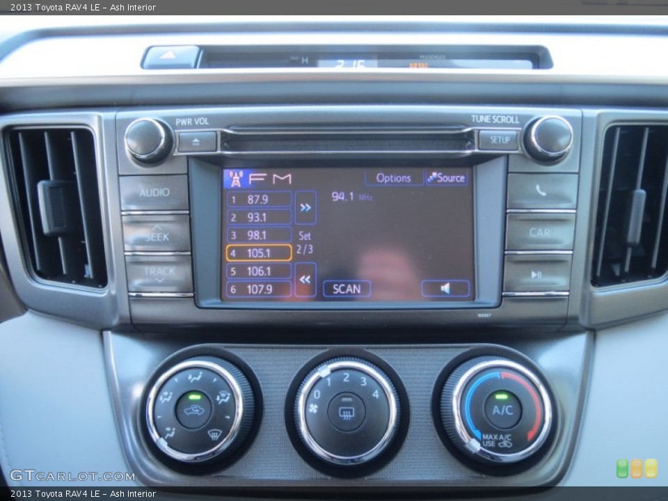 Ash Interior Controls for the 2013 Toyota RAV4 LE #76569646