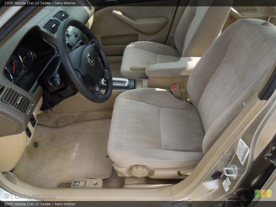 Ivory Interior Photo for the 2005 Honda Civic LX Sedan #76570022
