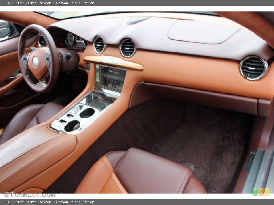 Canyon Tritone Interior Dashboard for the 2012 Fisker Karma EcoSport #76570091