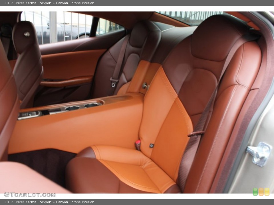 Canyon Tritone Interior Rear Seat for the 2012 Fisker Karma EcoSport #76570200
