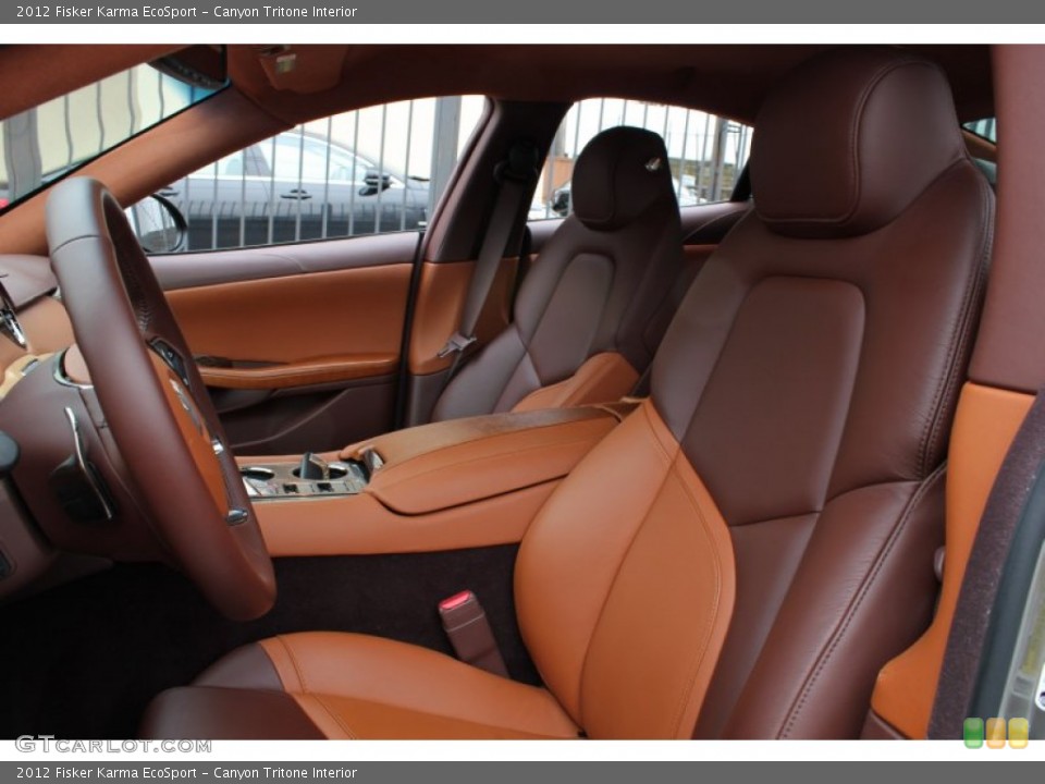 Canyon Tritone Interior Front Seat for the 2012 Fisker Karma EcoSport #76570280