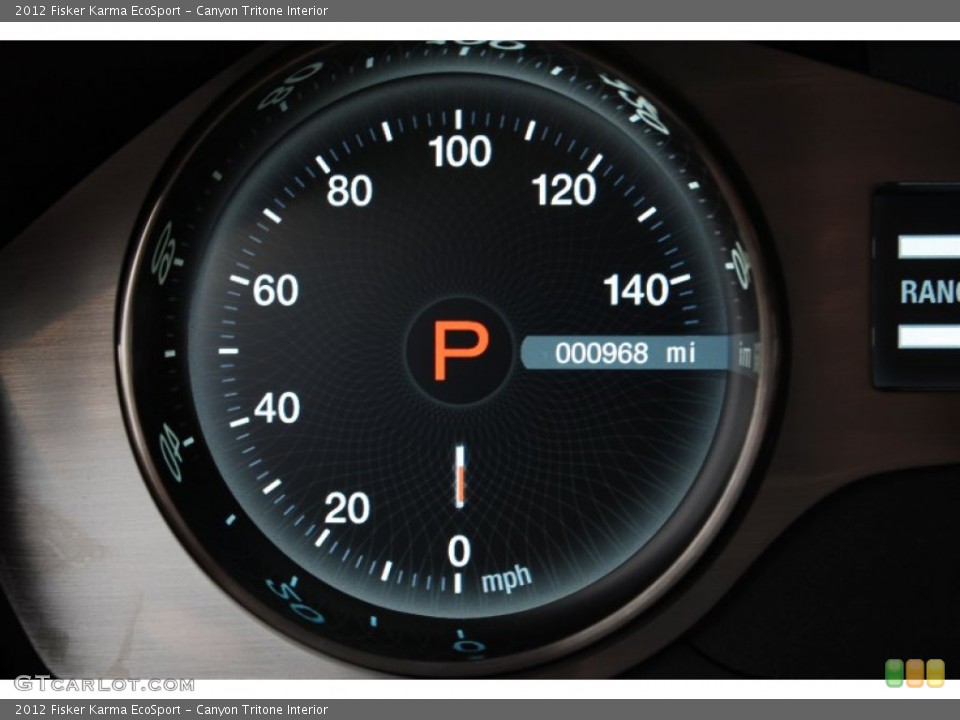 Canyon Tritone Interior Gauges for the 2012 Fisker Karma EcoSport #76570479