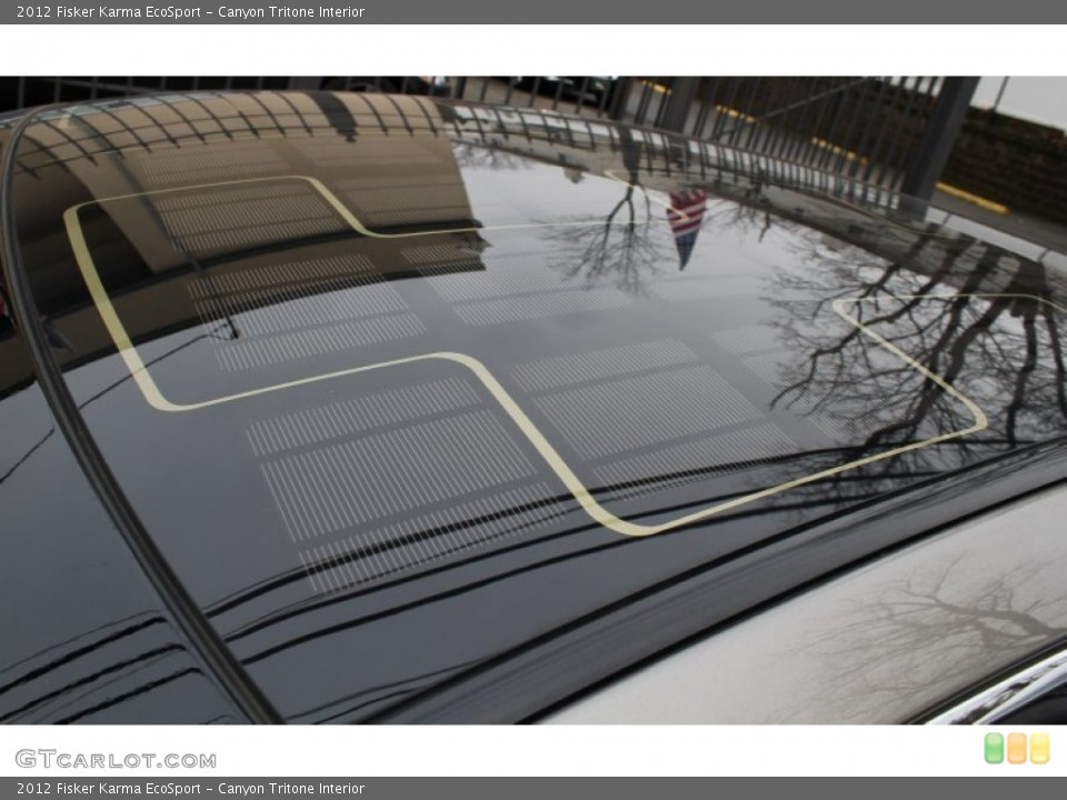 Canyon Tritone Interior Sunroof for the 2012 Fisker Karma EcoSport #76570552