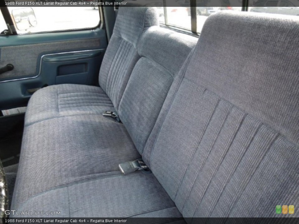 Regatta Blue Interior Front Seat for the 1988 Ford F150 XLT Lariat Regular Cab 4x4 #76570573
