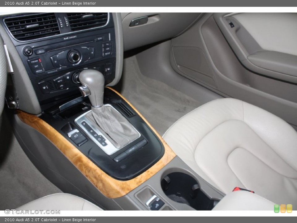 Linen Beige Interior Transmission for the 2010 Audi A5 2.0T Cabriolet #76572451