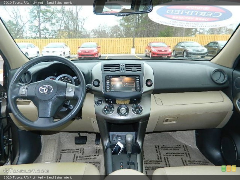 Sand Beige Interior Dashboard for the 2010 Toyota RAV4 Limited #76573518