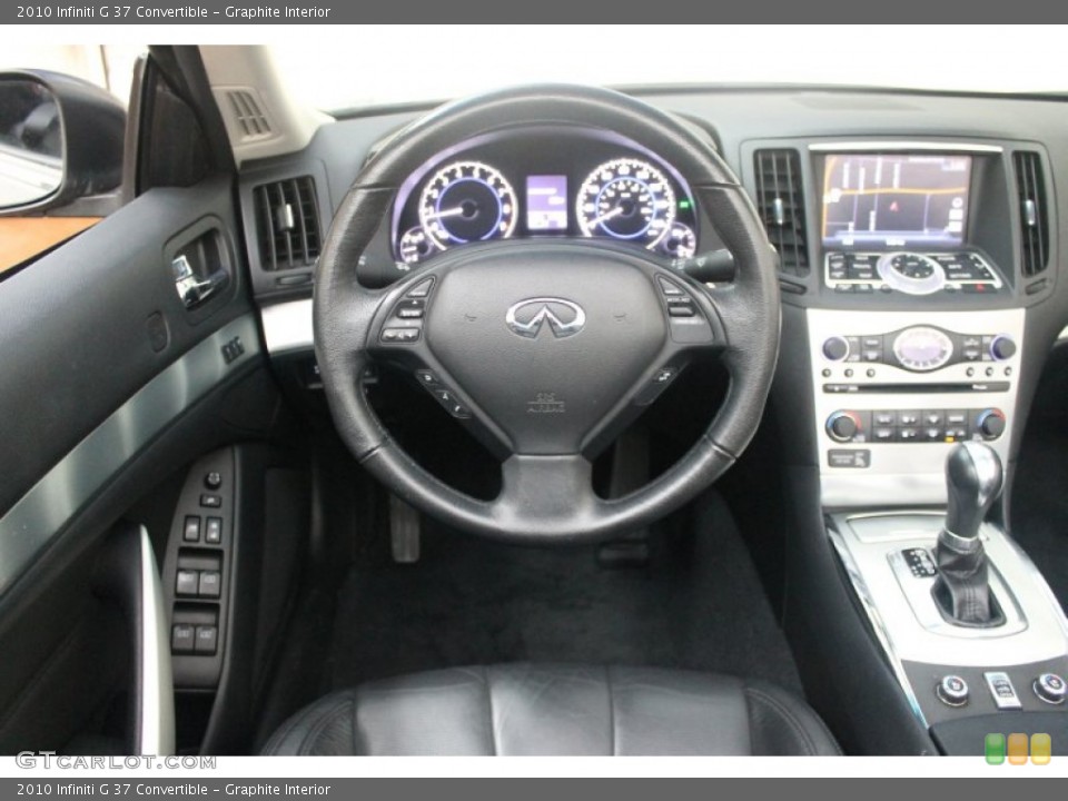 Graphite Interior Dashboard for the 2010 Infiniti G 37 Convertible #76573906