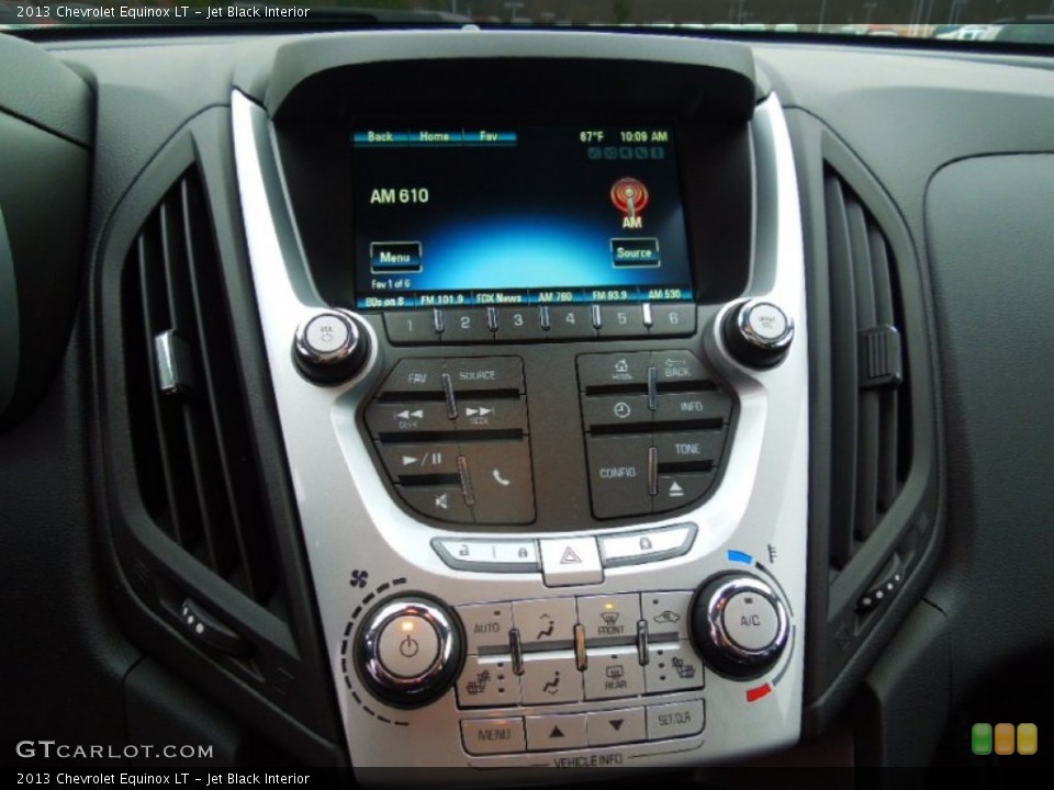 Jet Black Interior Controls for the 2013 Chevrolet Equinox LT #76575955
