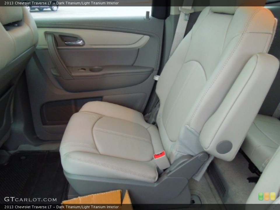 Dark Titanium/Light Titanium Interior Rear Seat for the 2013 Chevrolet Traverse LT #76576603