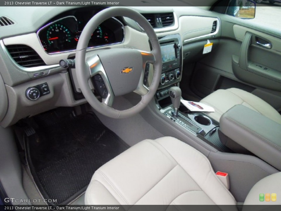 Dark Titanium/Light Titanium Interior Prime Interior for the 2013 Chevrolet Traverse LT #76576785