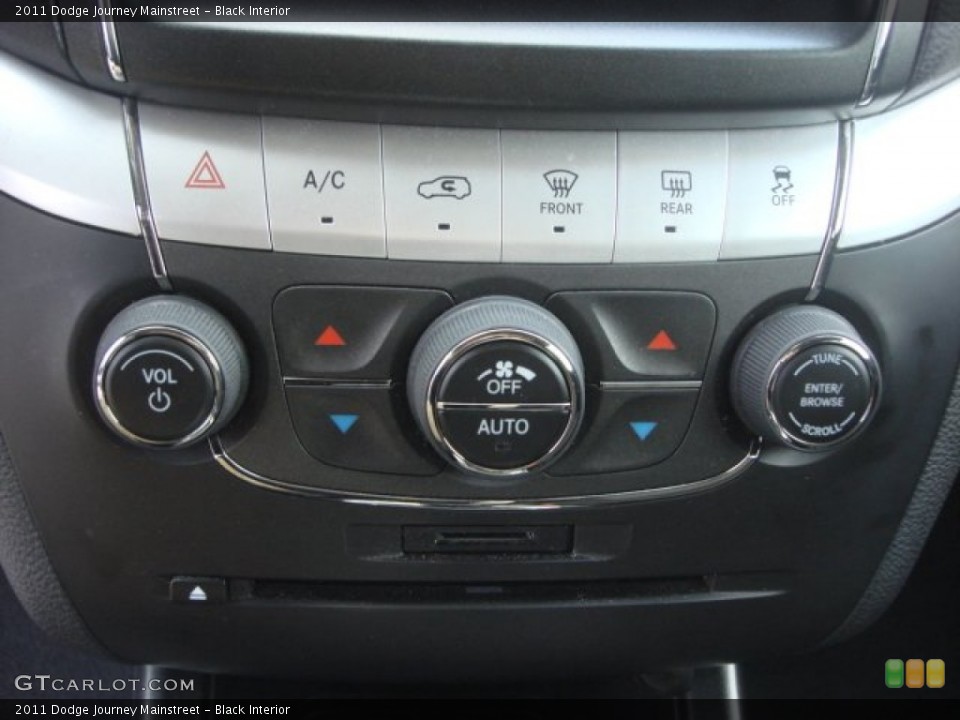Black Interior Controls for the 2011 Dodge Journey Mainstreet #76576844