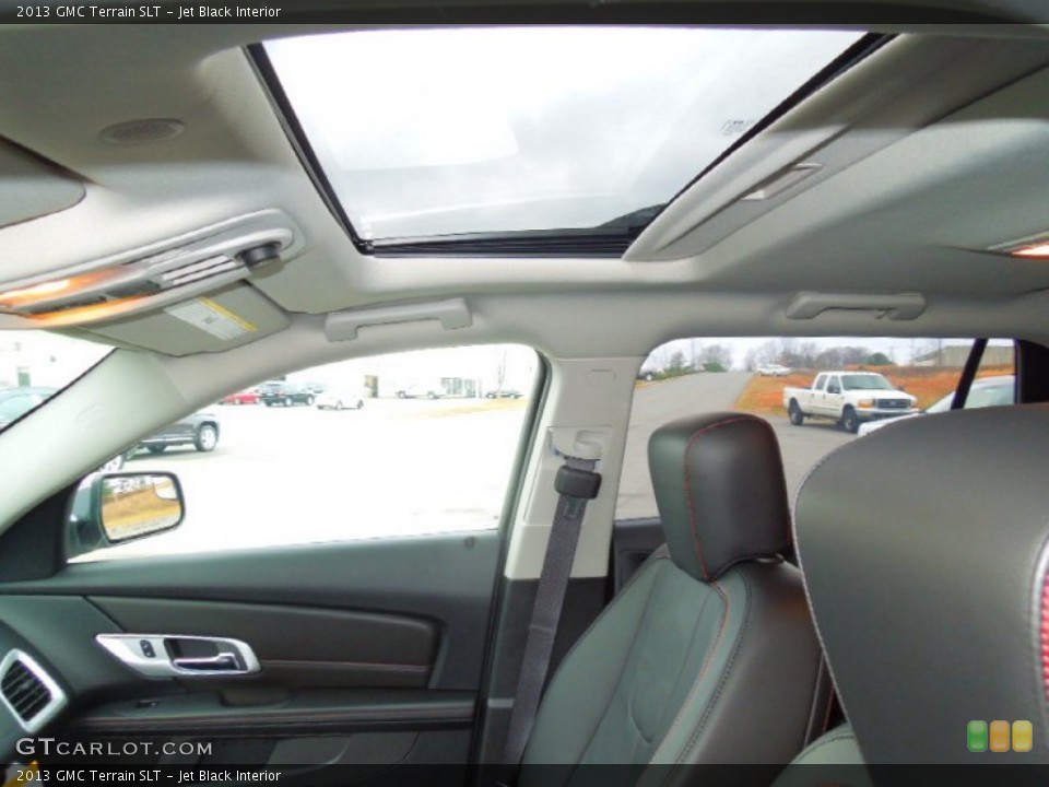 Jet Black Interior Sunroof for the 2013 GMC Terrain SLT #76579318