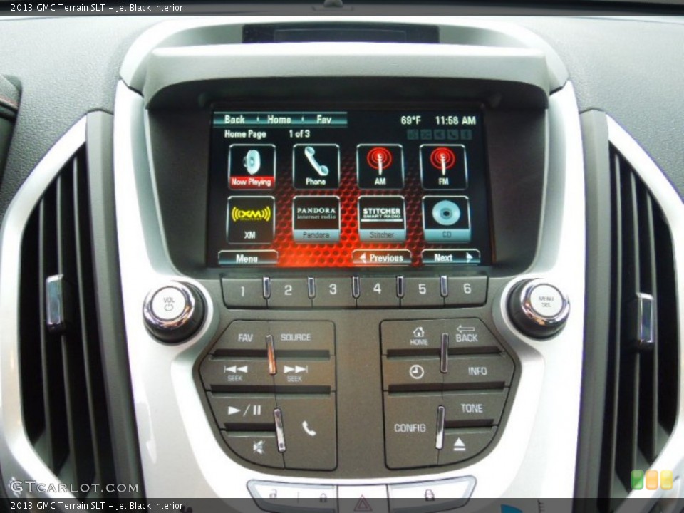 Jet Black Interior Controls for the 2013 GMC Terrain SLT #76579429