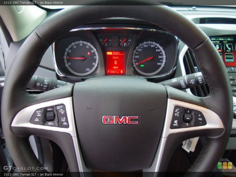 Jet Black Interior Steering Wheel for the 2013 GMC Terrain SLT #76579454