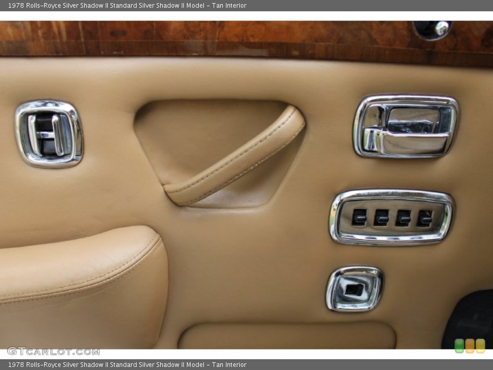 Tan Interior Controls for the 1978 Rolls-Royce Silver Shadow II  #76579786