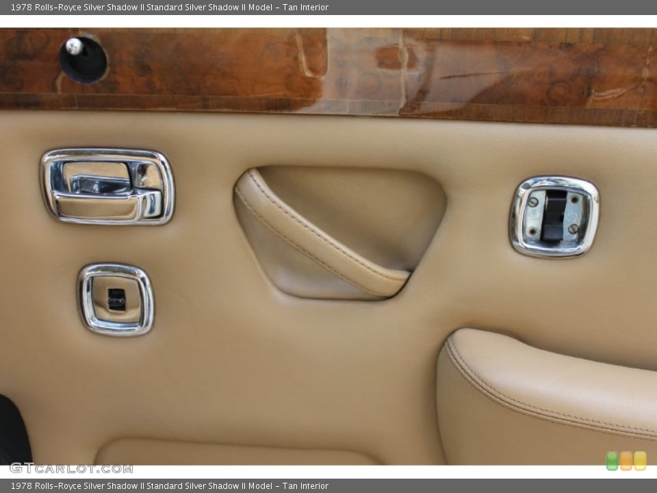 Tan Interior Controls for the 1978 Rolls-Royce Silver Shadow II  #76579861