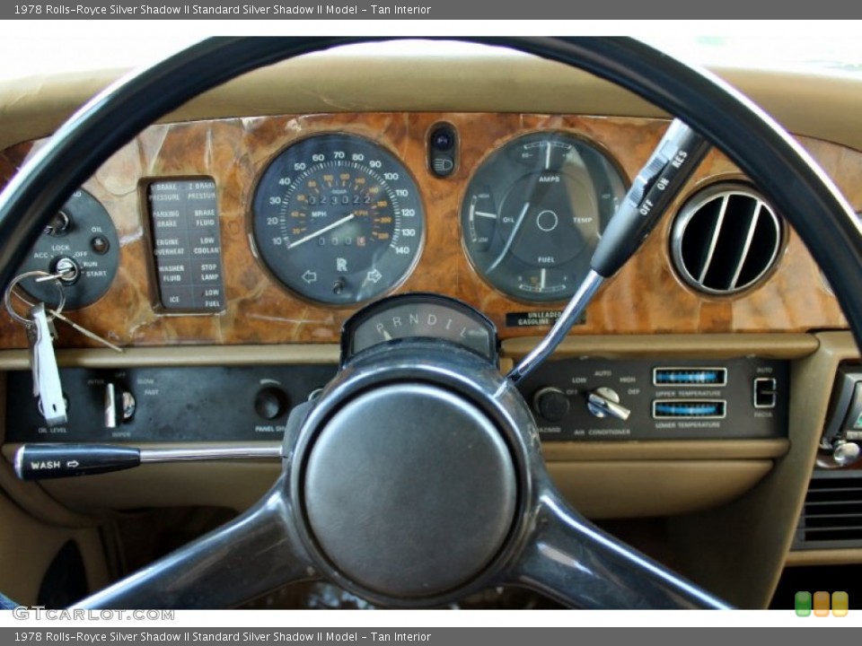 Tan Interior Gauges for the 1978 Rolls-Royce Silver Shadow II  #76579969