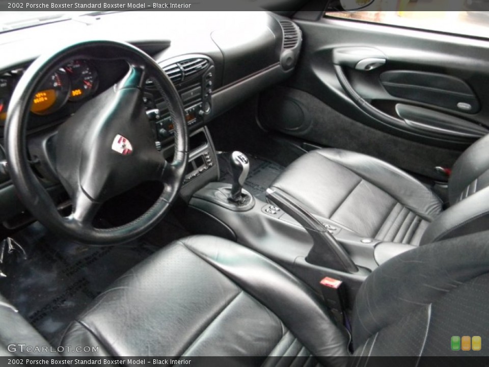 Black 2002 Porsche Boxster Interiors