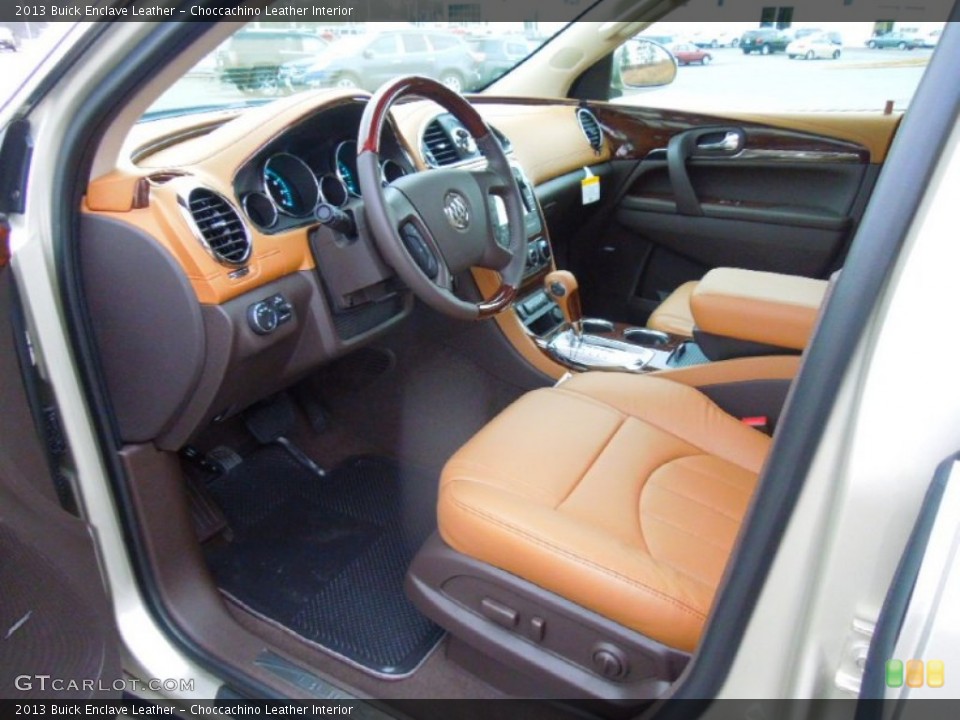 Choccachino Leather Interior Prime Interior for the 2013 Buick Enclave Leather #76581055