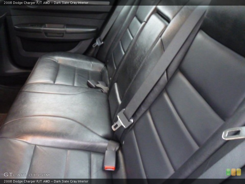Dark Slate Gray Interior Rear Seat for the 2008 Dodge Charger R/T AWD #76581982