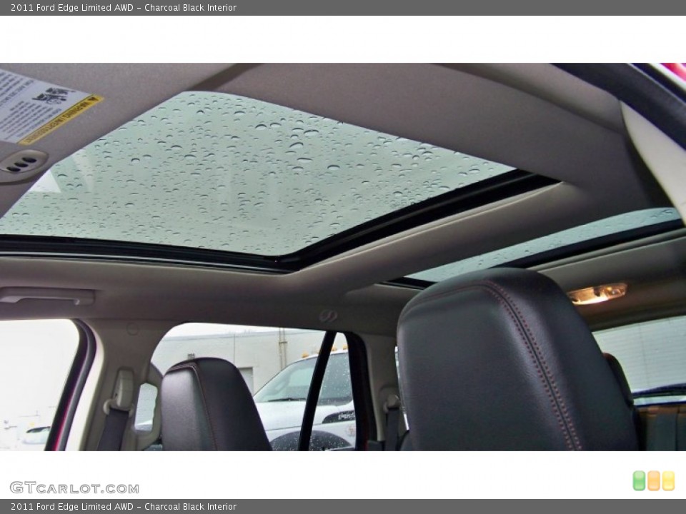 Charcoal Black Interior Sunroof for the 2011 Ford Edge Limited AWD #76582042