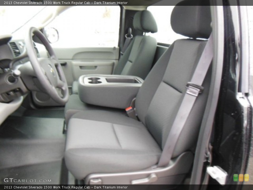 Dark Titanium Interior Front Seat for the 2013 Chevrolet Silverado 1500 Work Truck Regular Cab #76582930