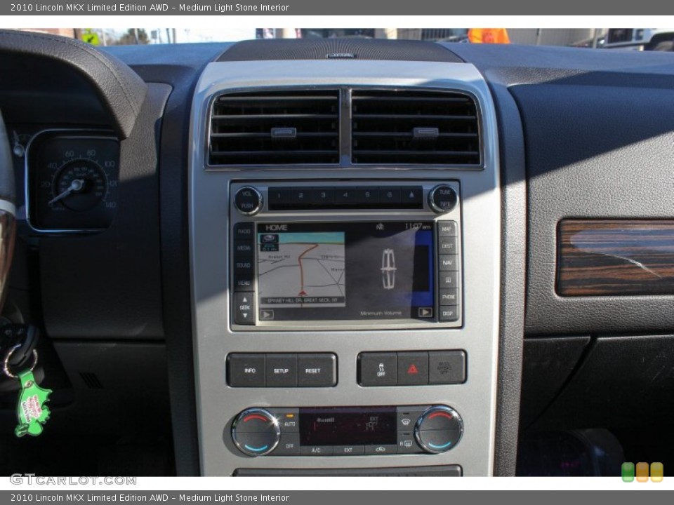 Medium Light Stone Interior Controls for the 2010 Lincoln MKX Limited Edition AWD #76583086
