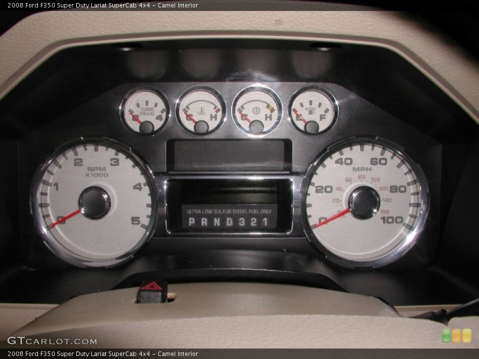 Camel Interior Gauges for the 2008 Ford F350 Super Duty Lariat SuperCab 4x4 #76583472