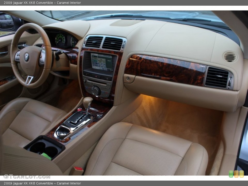 Caramel Interior Dashboard for the 2009 Jaguar XK XK8 Convertible #76583518