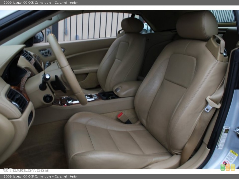 Caramel Interior Front Seat for the 2009 Jaguar XK XK8 Convertible #76583551