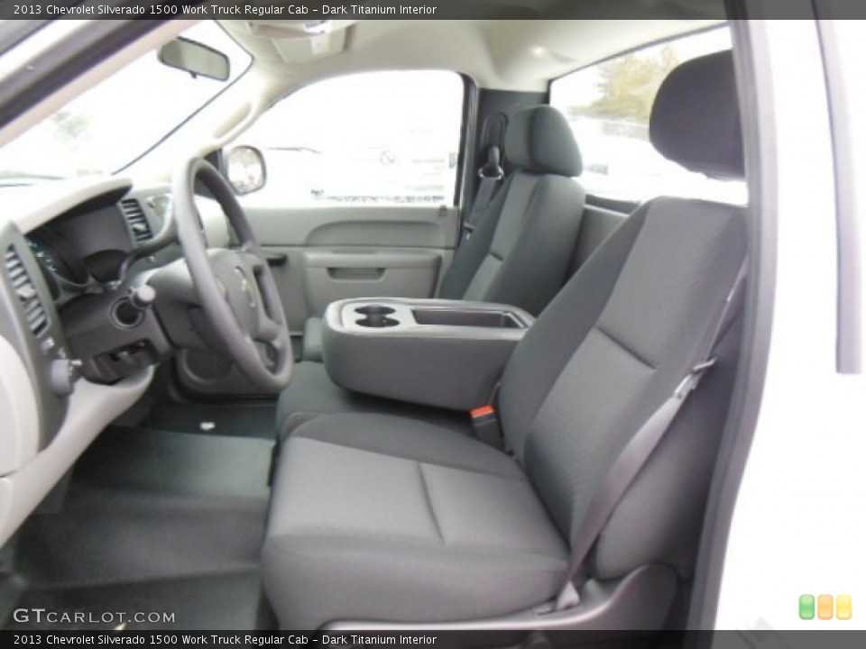 Dark Titanium Interior Front Seat for the 2013 Chevrolet Silverado 1500 Work Truck Regular Cab #76585054