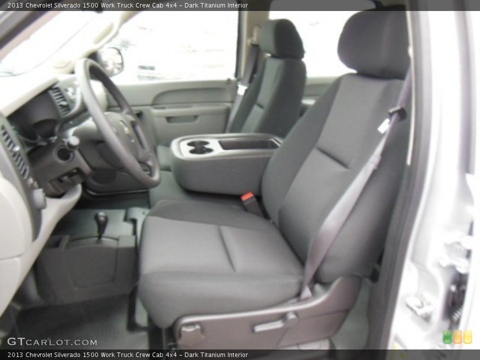 Dark Titanium Interior Front Seat for the 2013 Chevrolet Silverado 1500 Work Truck Crew Cab 4x4 #76586113