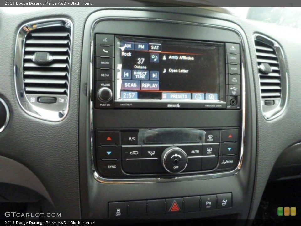 Black Interior Controls for the 2013 Dodge Durango Rallye AWD #76586566