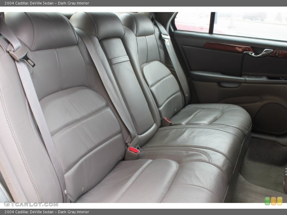 Dark Gray Interior Rear Seat for the 2004 Cadillac DeVille Sedan #76586878