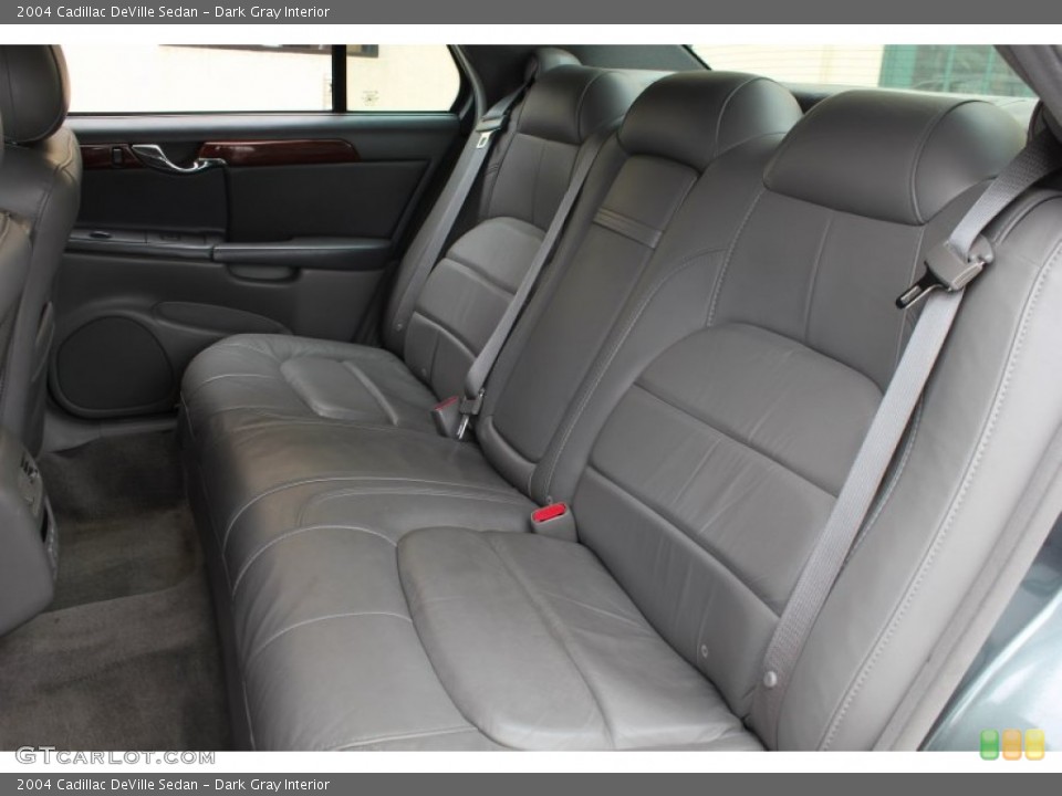 Dark Gray Interior Rear Seat for the 2004 Cadillac DeVille Sedan #76586938