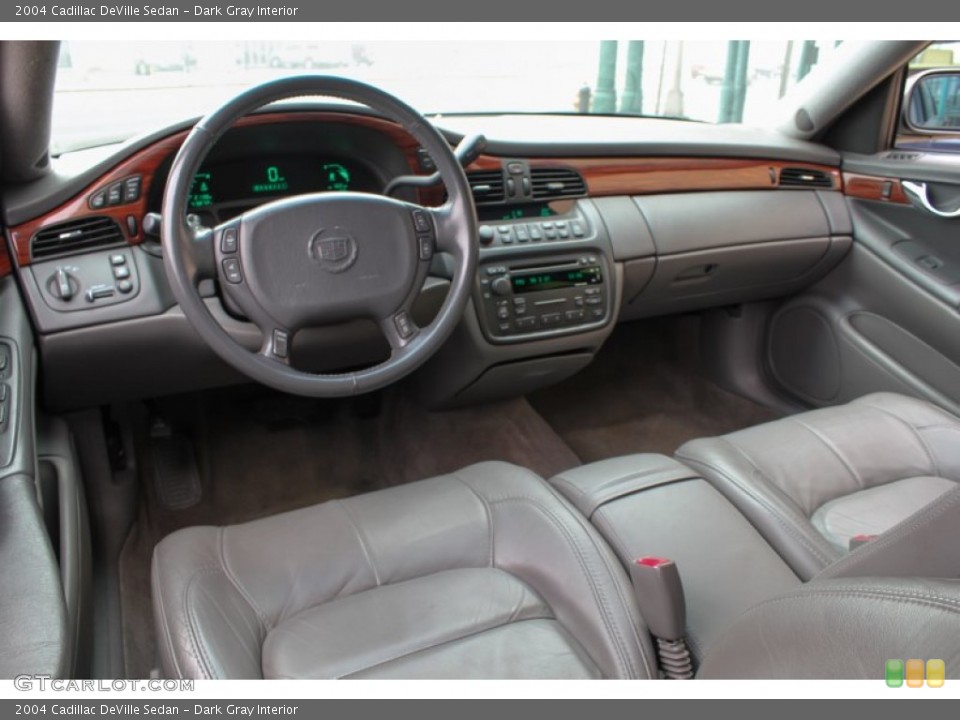 Dark Gray Interior Prime Interior for the 2004 Cadillac DeVille Sedan #76587093