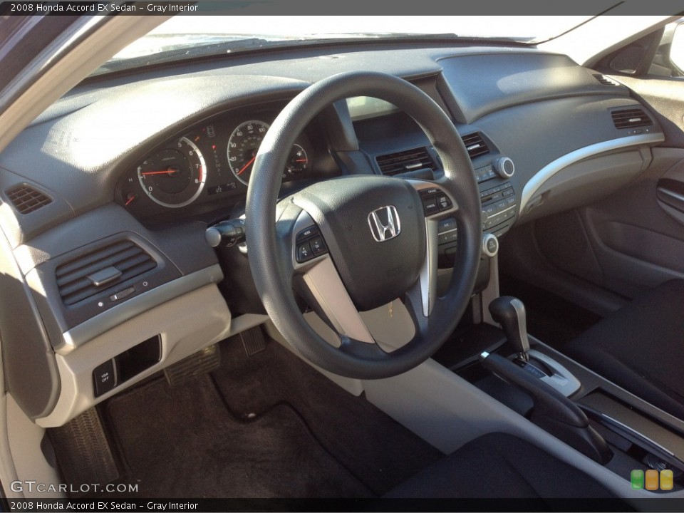 Gray Interior Prime Interior for the 2008 Honda Accord EX Sedan #76587115