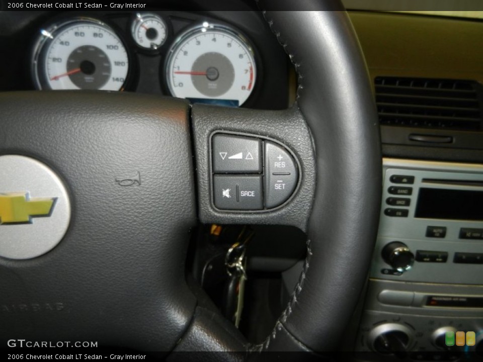 Gray Interior Controls for the 2006 Chevrolet Cobalt LT Sedan #76588738