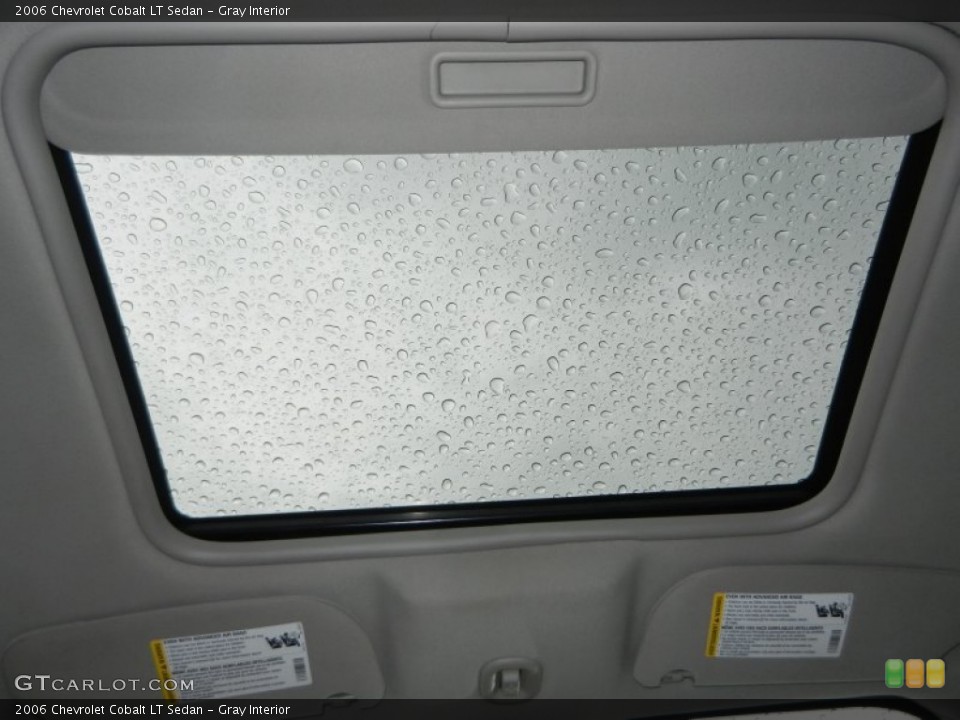 Gray Interior Sunroof for the 2006 Chevrolet Cobalt LT Sedan #76588784