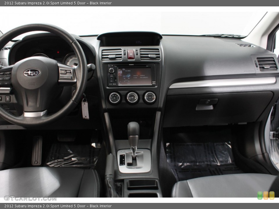 Black Interior Dashboard for the 2012 Subaru Impreza 2.0i Sport Limited 5 Door #76591405