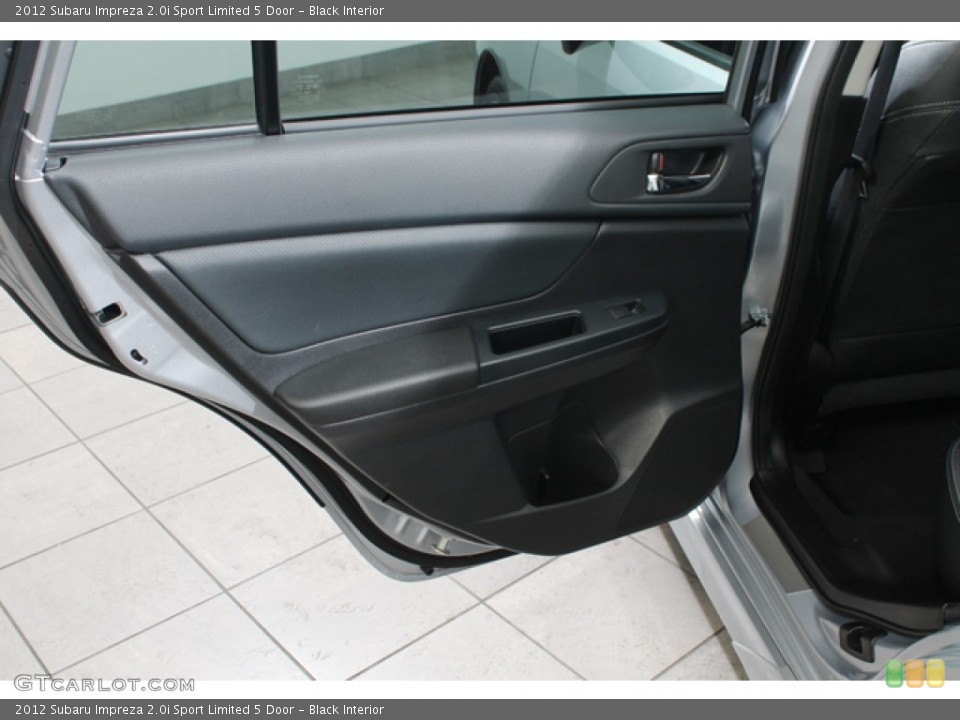 Black Interior Door Panel for the 2012 Subaru Impreza 2.0i Sport Limited 5 Door #76591570