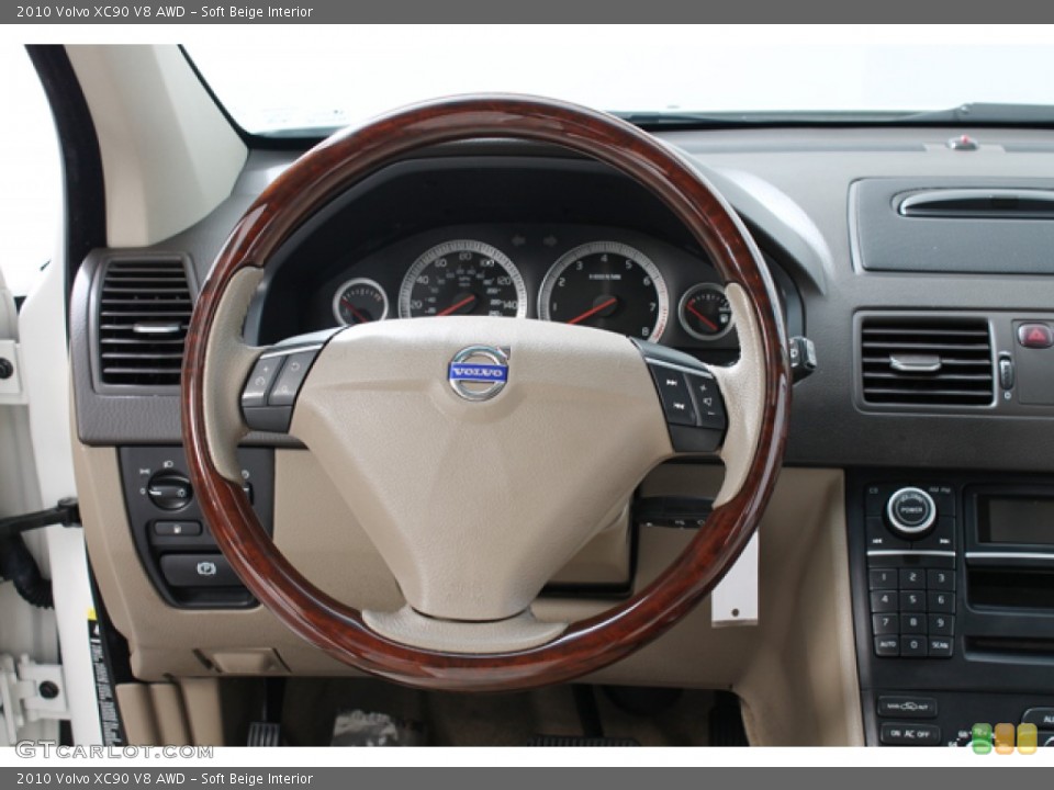 Soft Beige Interior Steering Wheel for the 2010 Volvo XC90 V8 AWD #76592297