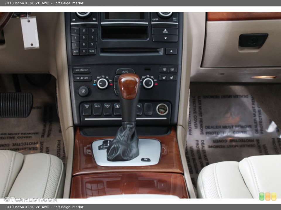 Soft Beige Interior Transmission for the 2010 Volvo XC90 V8 AWD #76592416