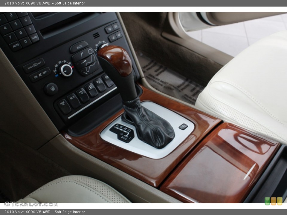 Soft Beige Interior Transmission for the 2010 Volvo XC90 V8 AWD #76592437